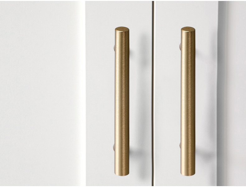 KOPPALIVE Promotion Luxury Modern Design Bedroom Copper Furniture Cabinet Brass Pull Handles