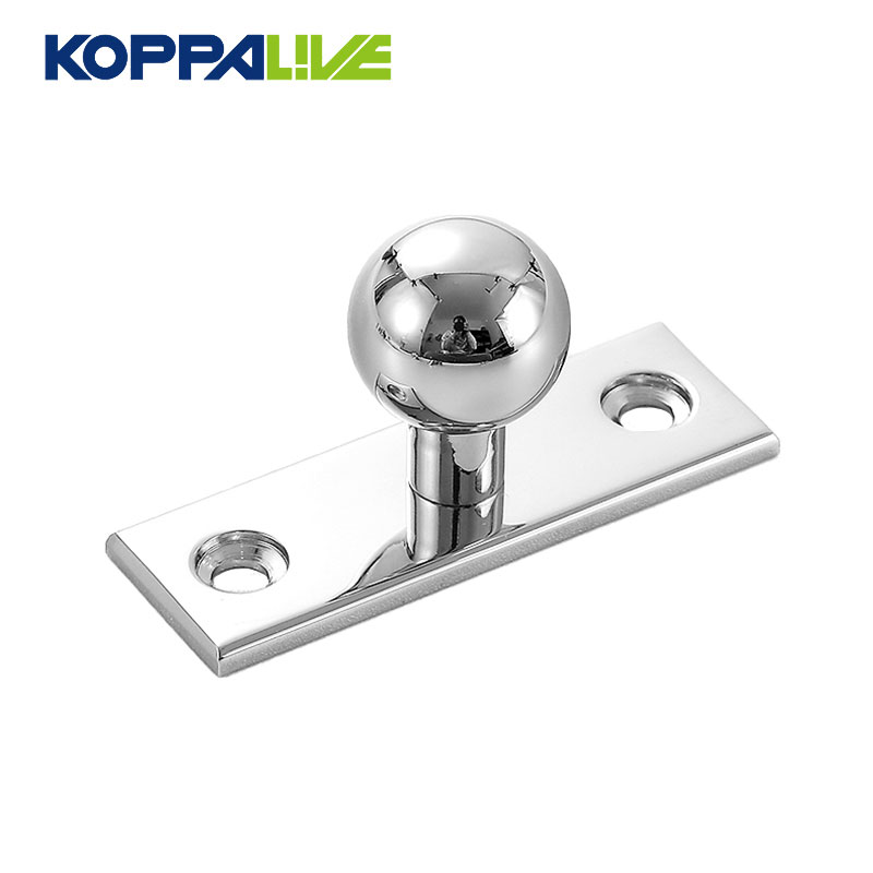 9089 Chrome Silver Cabinet Knob With Backplate