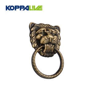 Wholesale Price Gold Cabinet Handles - 6060 Lion Head Rotatable Furniture Handle – Zhangshiwujin