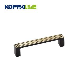 6074 Square Brass Cabinet Handle