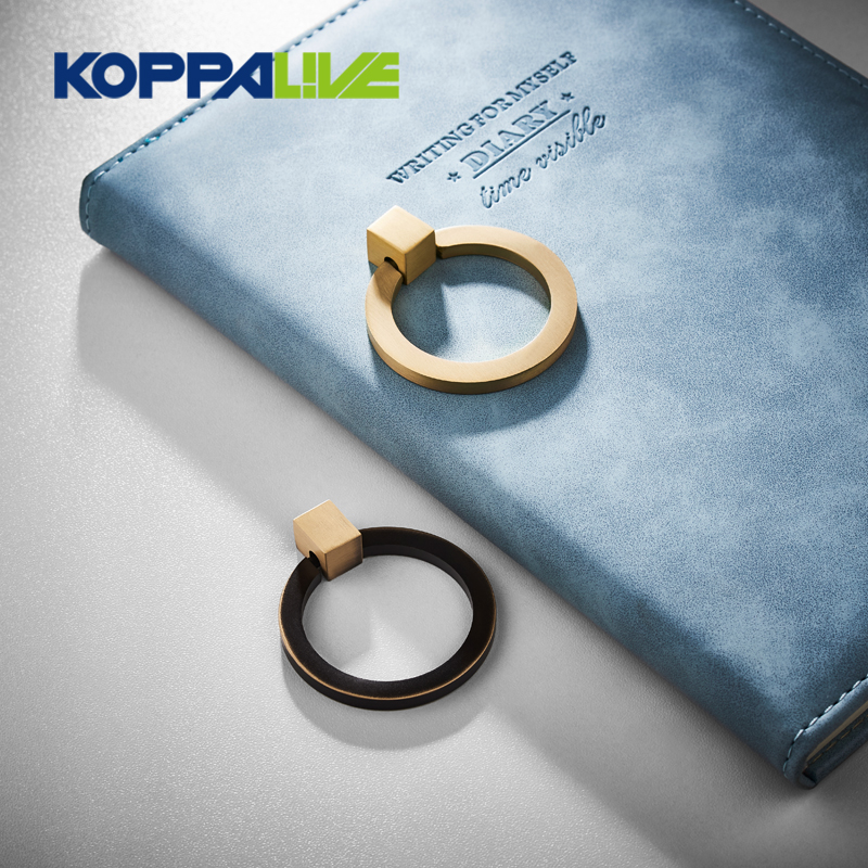 Good Quality Brass Knob - 6110 Drop Ring Furniture Handle  – Zhangshiwujin