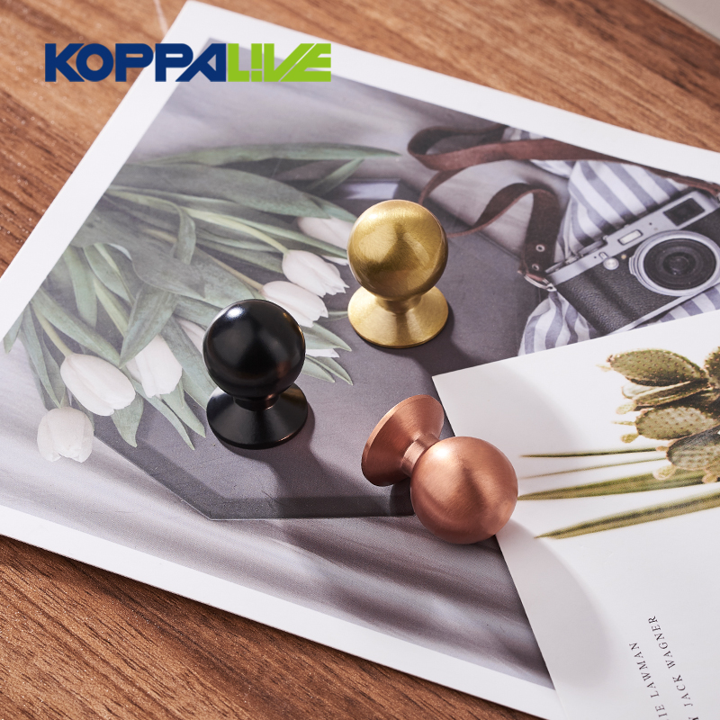Best quality Antique Brass Knobs - 6137 Spherical Round  Cabinet Door Knob – Zhangshiwujin