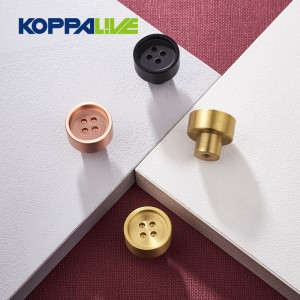 Cheapest Price Large Brass Door Knobs - 9007 Button Shape Round Cabinet Door Knob – Zhangshiwujin