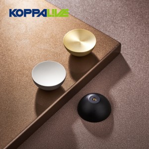 9039 Round Concave Surface Brass Cabinet Knob