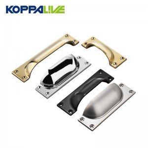 9076 Bin Cup Brass Cabinet Handle