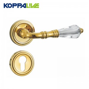 967-B Crystal Brass Door Handle
