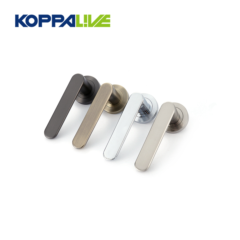 Reasonable price for Square Pull Handles - KOPPALIVE top quality modern zinc alloy classic lock bedroom interior pull lever door handle – Zhangshiwujin