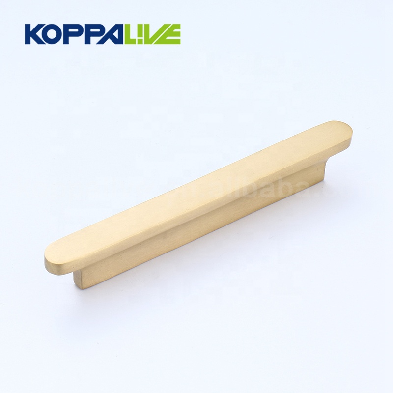 Factory wholesale Silver Cabinet Handles - Hot Sale Top Quality Oval Solid Brass Bedroom Cupboard Furniture Kitchen Cabinet Drawer Pull Handle – Zhangshiwujin