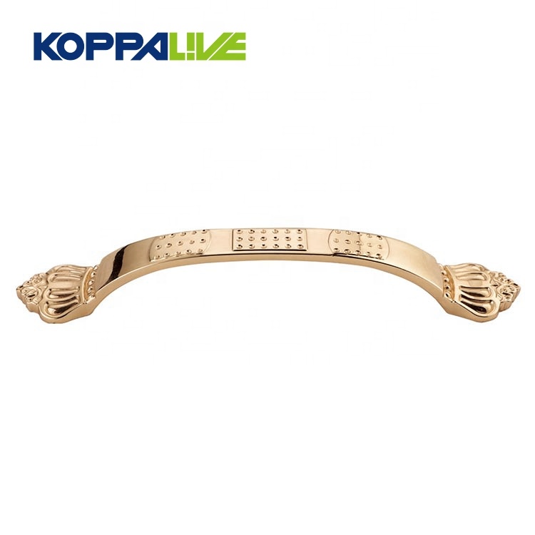 Wholesale Price Gold Cabinet Handles - Interior zinc alloy luxury cupboard knob handles furniture hardware kitchen cabinet door pull handle – Zhangshiwujin