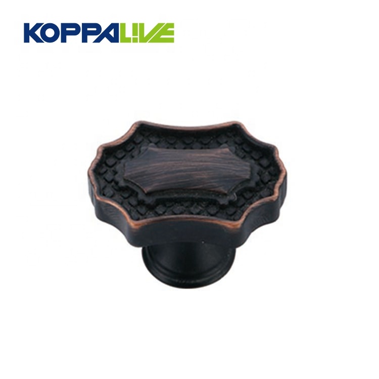 Super Lowest Price Brass Hexagon Knob - Furniture hardware manufacturer cheap wardrobe accessories zinc kitchen cabinet drawer knobs – Zhangshiwujin