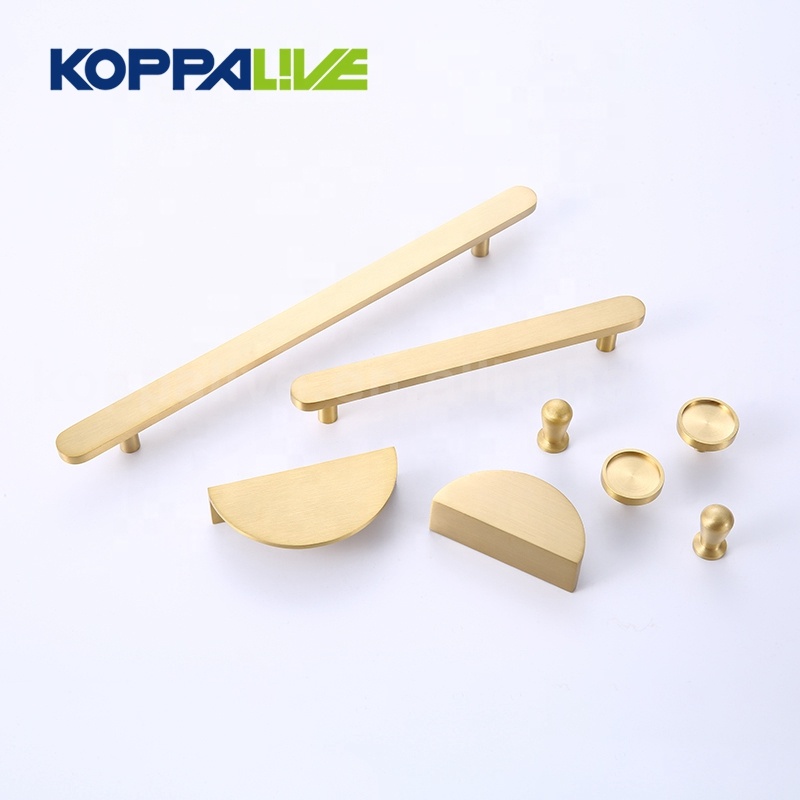2018 Good Quality Brass Cabinet Knobs Canada - KOPPALIVE brass solid home cupboard furniture cabinet hardware drawer door copper pull handle and knob – Zhangshiwujin