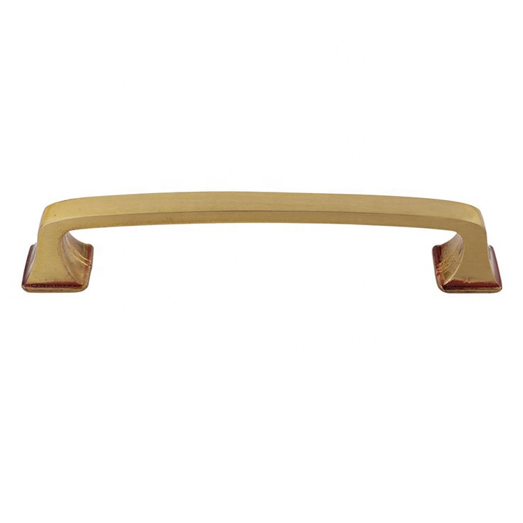 Best quality Brass Door Lock Hardware - Classical Home Decorative Brass Drawer Handles Custom Antique Furniture Kitchen Push Cabinet Door Handle – Zhangshiwujin