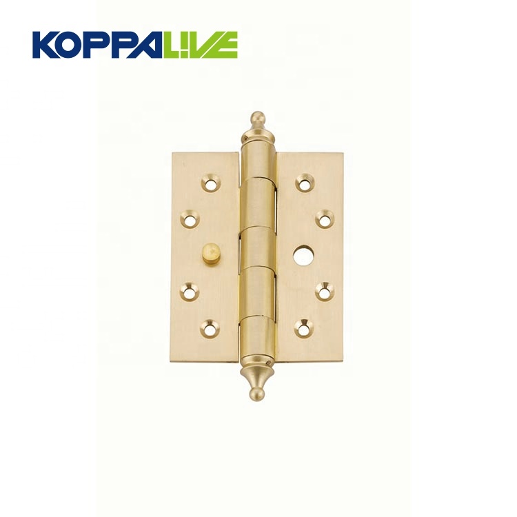 2018 High quality Cupboard Door Hinges - KOPPALIVE hardware furniture fold ball bearing brass wood door butt pivot hinges – Zhangshiwujin