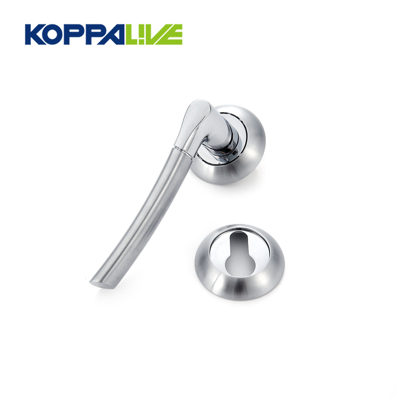 100% Original Storm Door Handle - Home Security Door Accessories Modern Zinc Alloy Single Side Rosette Door Lever Handle – Zhangshiwujin