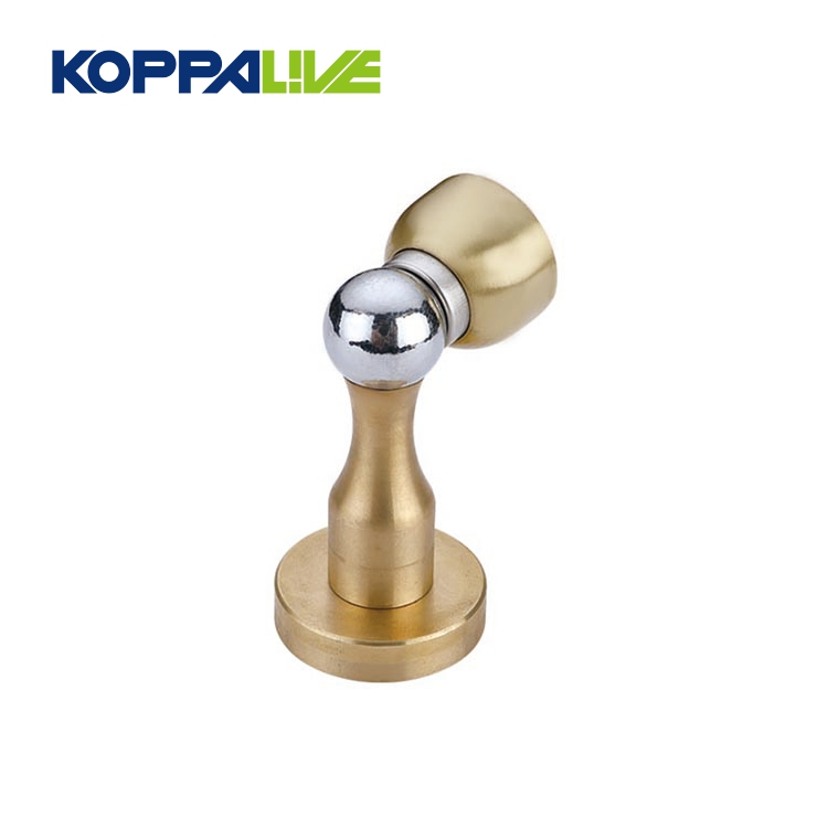 Hot sale Foot Door Stopper - Factory supply brass magnetic sliding door draft stopper for wooden door – Zhangshiwujin