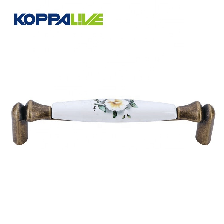 Factory wholesale Furniture Pull Handles - Factory direct sale classical furniture accessories durable ceramic drawer knob kitchen cabinet handle – Zhangshiwujin