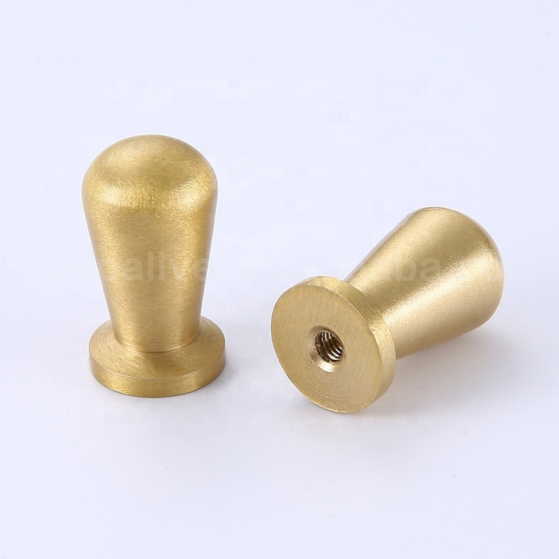 Free sample for Brass Wardrobe Knobs - 9019-Latest design solid single hole bedroom furniture hardware european brass cabinet drawer knob – Zhangshiwujin