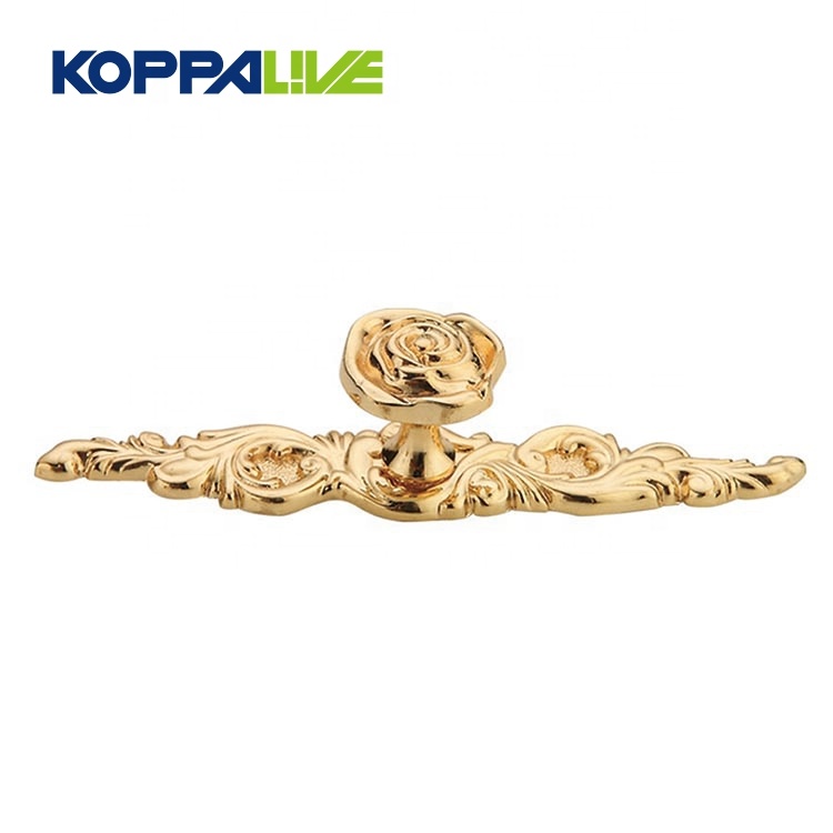 Low MOQ for Door Knob Without Lock - Hardware rose shape cabinet kitchen furniture antique handle manufacturer – Zhangshiwujin