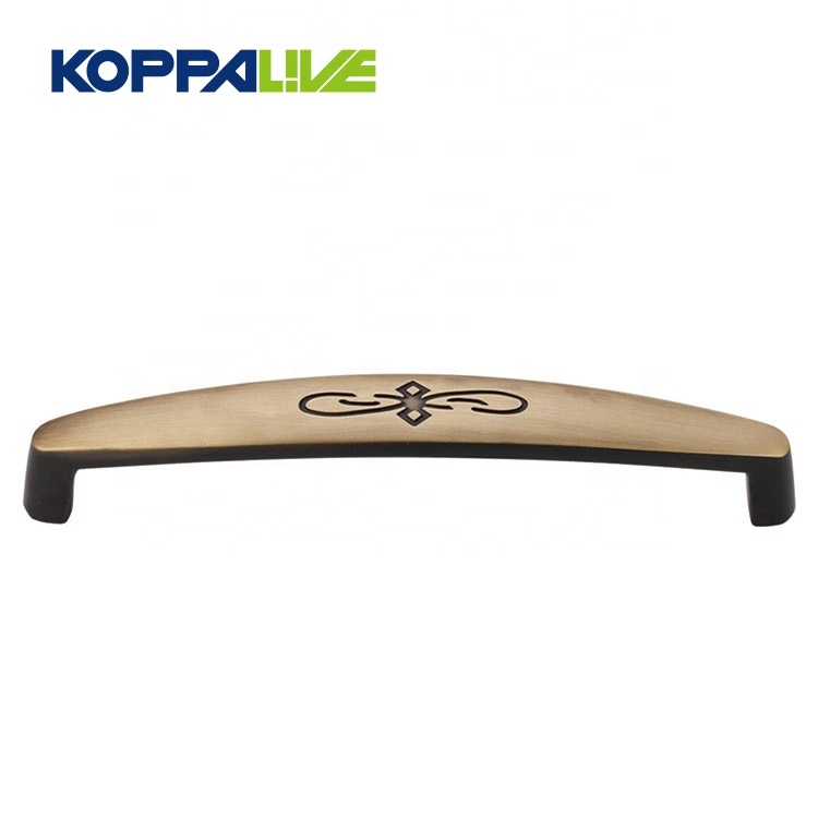 Good quality Bronze Cabinet Handles - 6018 Carved Pattern Furniture Handle – Zhangshiwujin