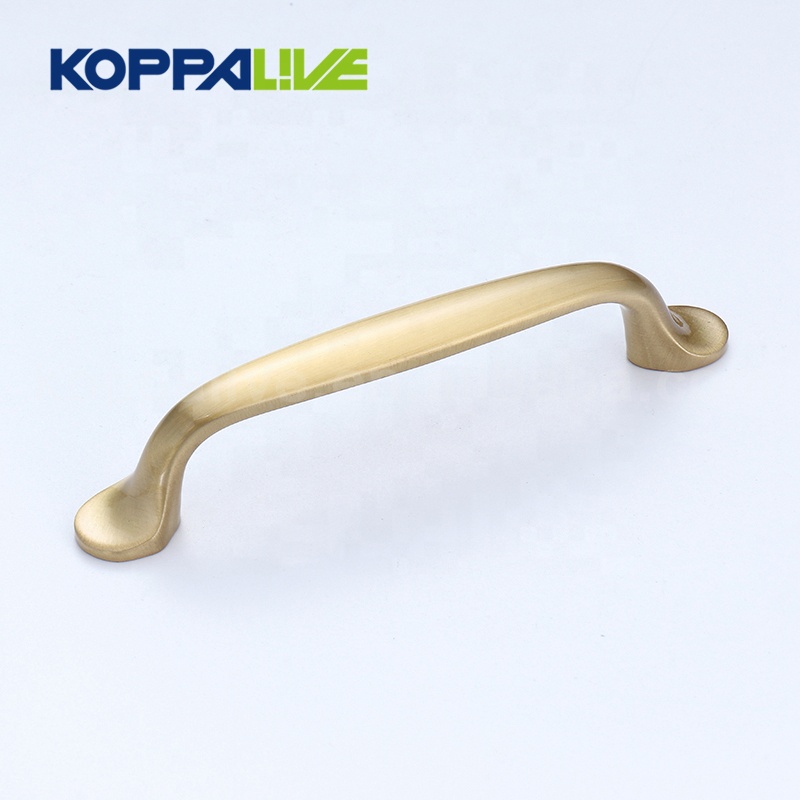 Chinese wholesale Cabinet Pull Handles - KOPPALIVE luxury elegant solid brass hardware furniture cupboard cabinet door drawer pulls copper handle – Zhangshiwujin
