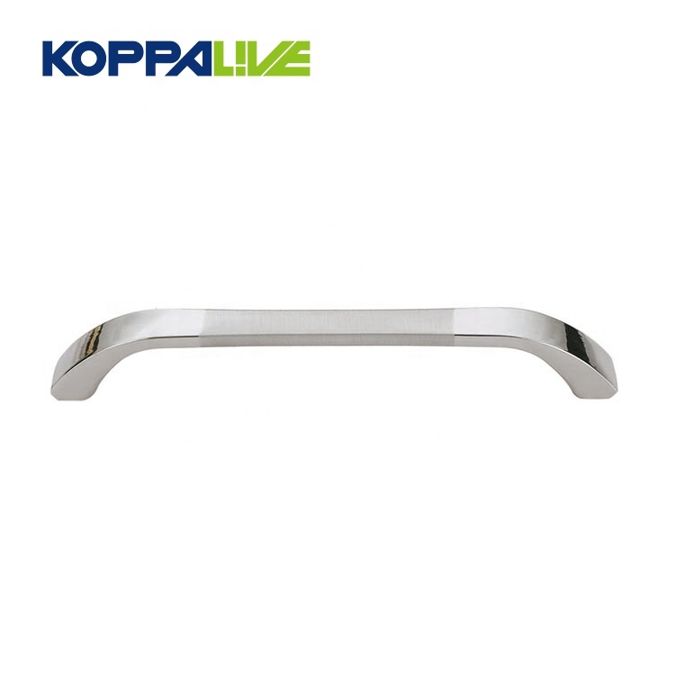 Hot New Products Brass Cabinet Handles - KOPPALIVE Simple Style Silver Hardware Furniture Zinc Alloy Cabinet Pulls Handle – Zhangshiwujin