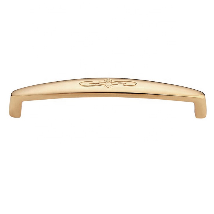 High Quality Brass Cabinet Handle - Fashionable Golden Bedroom Drawer Handle Brass Cupboard Wardrobe Drawer Pulls – Zhangshiwujin