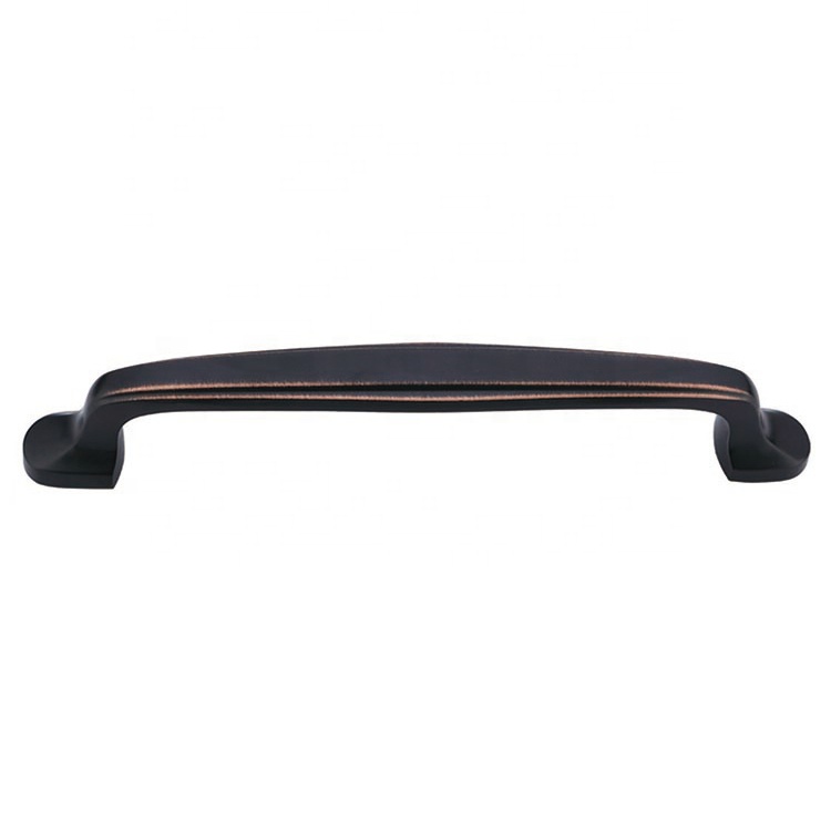 OEM/ODM Factory Black Furniture Handles - Decorative brushed zinc alloy furniture hardware kitchen cabinet drawer pulls handle – Zhangshiwujin