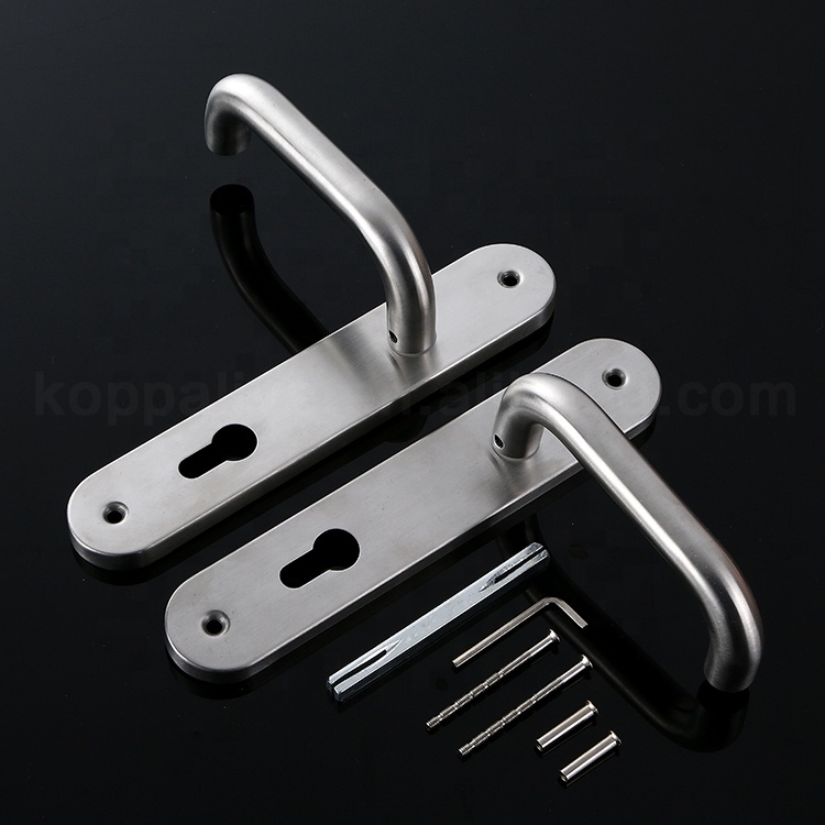 Manufacturer for Bar Handle Pull - Manufacturer hot selling classic long plate door handle for commercial door – Zhangshiwujin