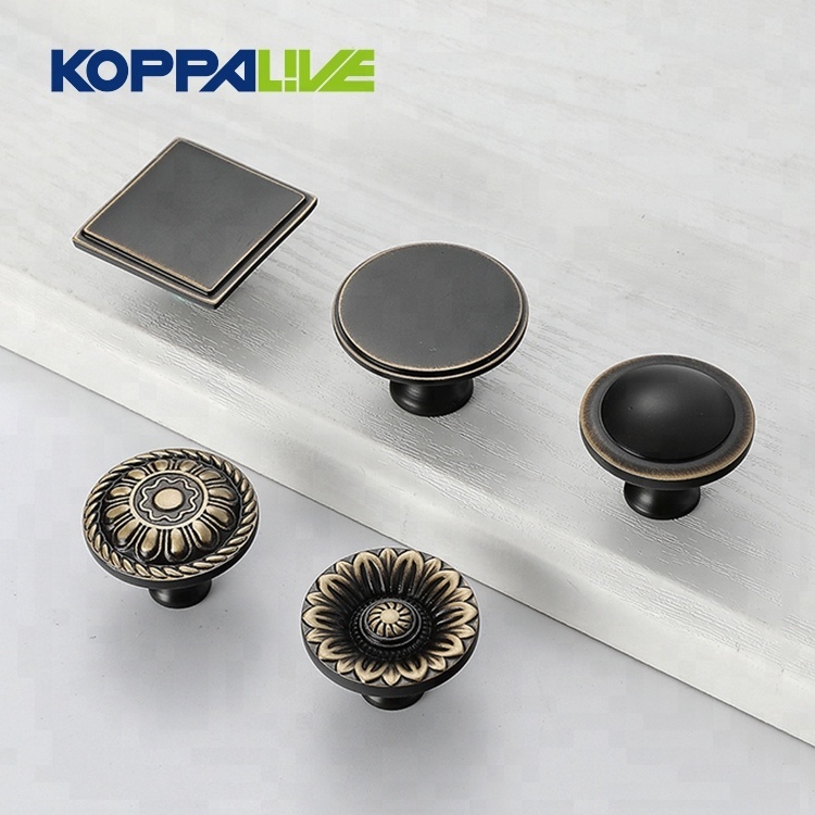 Bottom price Old Brass Door Knobs - Hot sale brass bedroom hardware furniture kitchen cupboard cabinet drawer knobs – Zhangshiwujin