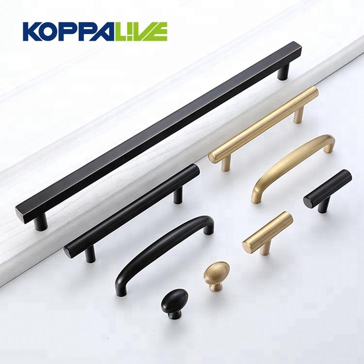 PriceList for Long Cabinet Handles - Top quality furniture cupboard knob handles copper kitchen cabinet drawer pulls handle – Zhangshiwujin