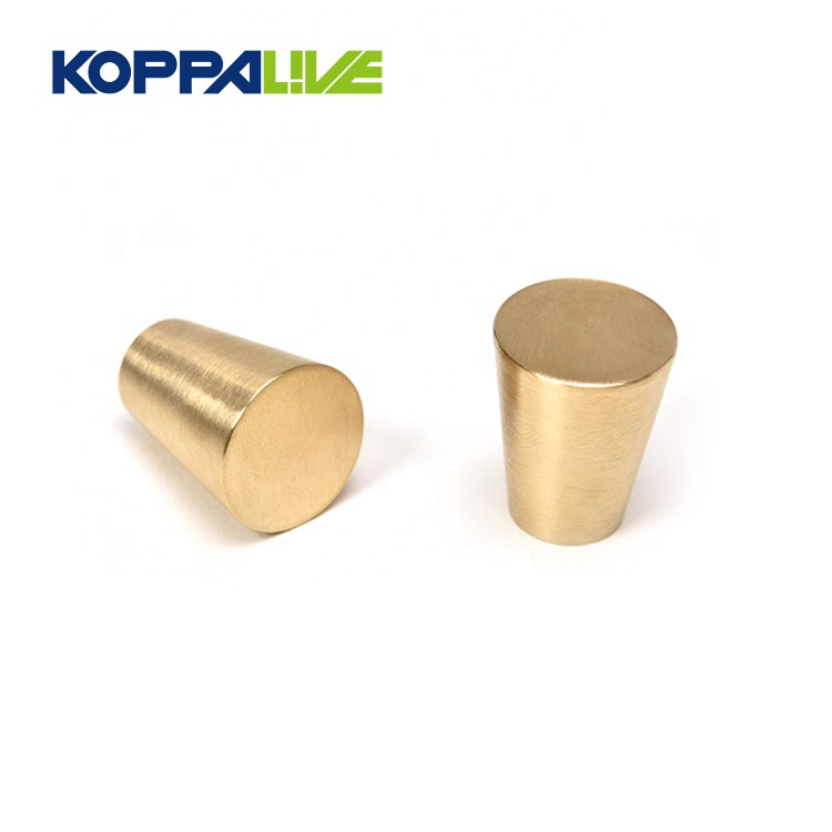 High Quality Furniture Knob - Koppalive Simple Design Hardware Furniture Cabinet Solid Brass Knobs Kitchen Drawer Knob – Zhangshiwujin