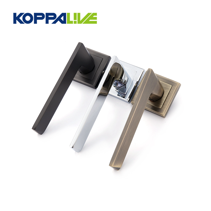 OEM Supply Brushed Brass Handles - Top quality Modern Design Custom  Zinc Alloy Industrial Wooden Door Lever Solid Handle – Zhangshiwujin