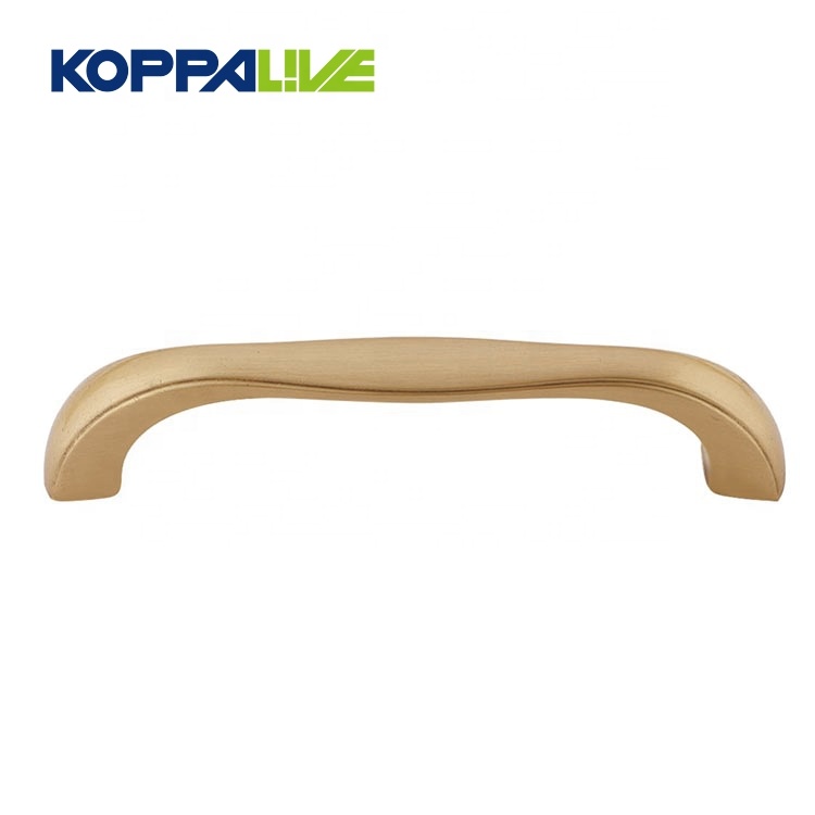 Factory wholesale Furniture Pull Handles - Hot sale simple modern design brass bedroom furniture cabinet door pull handles – Zhangshiwujin
