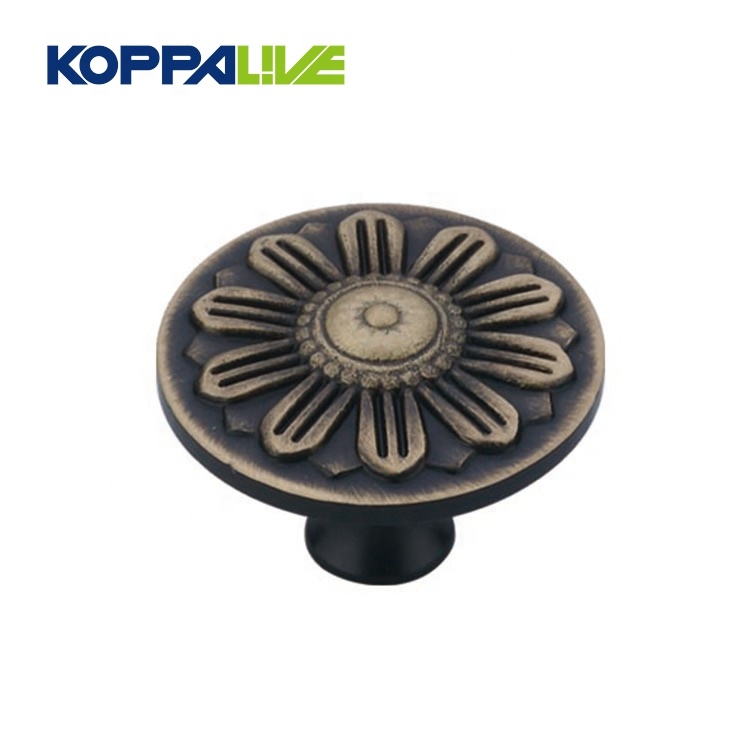Lowest Price for Antique Brass Dresser Knobs - Simple design furniture hardware antique brass kitchen cabinet mushroom round pulls knobs for interior – Zhangshiwujin