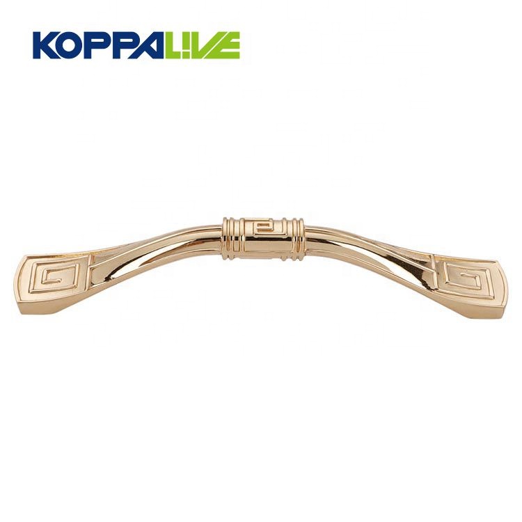 OEM/ODM Supplier Gold Furniture Handles - Reasonable price lightweight zinc alloy gold long wardrobe furniture hardware cabinet pull handle – Zhangshiwujin