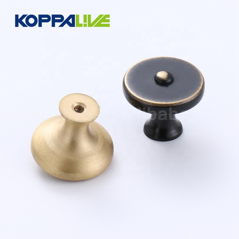 OEM Manufacturer Vintage Brass Knobs - 6104-KOPPALIVE Hardware Supplier Bedroom Furniture Accessories Mushroom Round Brass Cabinet Pulls Knob – Zhangshiwujin