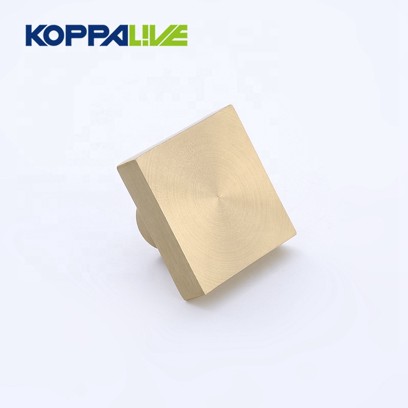 OEM Factory for Polished Brass Knobs - High Quality Customized Square Solid Brass Drawer Handle Knob Hardware – Zhangshiwujin
