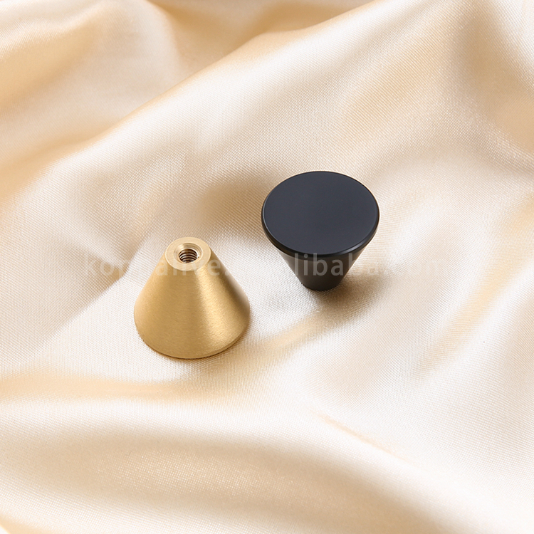 China manufacture furniture brass custom electroplating cabinet pull knob