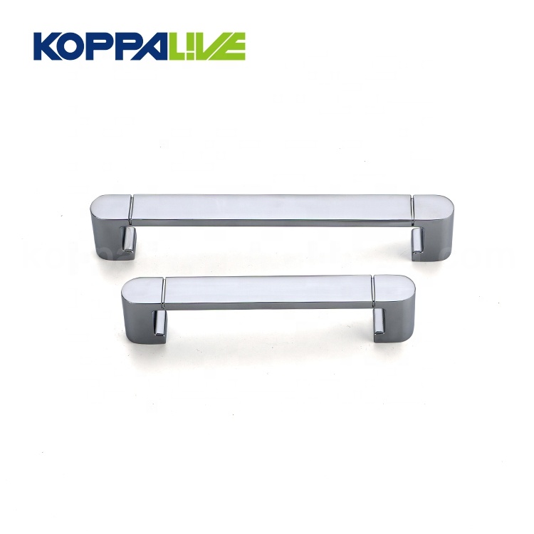 Excellent quality Cabinet Drawer Handles - High end silver home furniture hardware zinc alloy kitchen cabinet pull handle accessories – Zhangshiwujin
